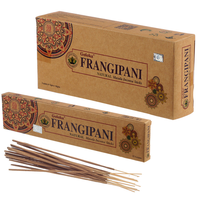 Goloka Organika Incense Sticks - Frangipani Aroma
