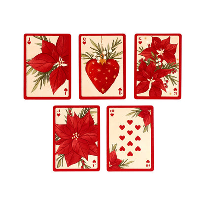 Christmas Botanicals Playing Cards - Card Spread