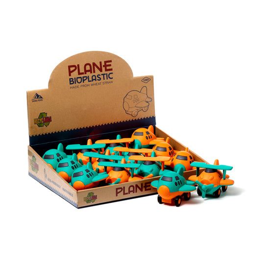 Kids Bioplastic Push Along Toy Aeroplane - Image 1