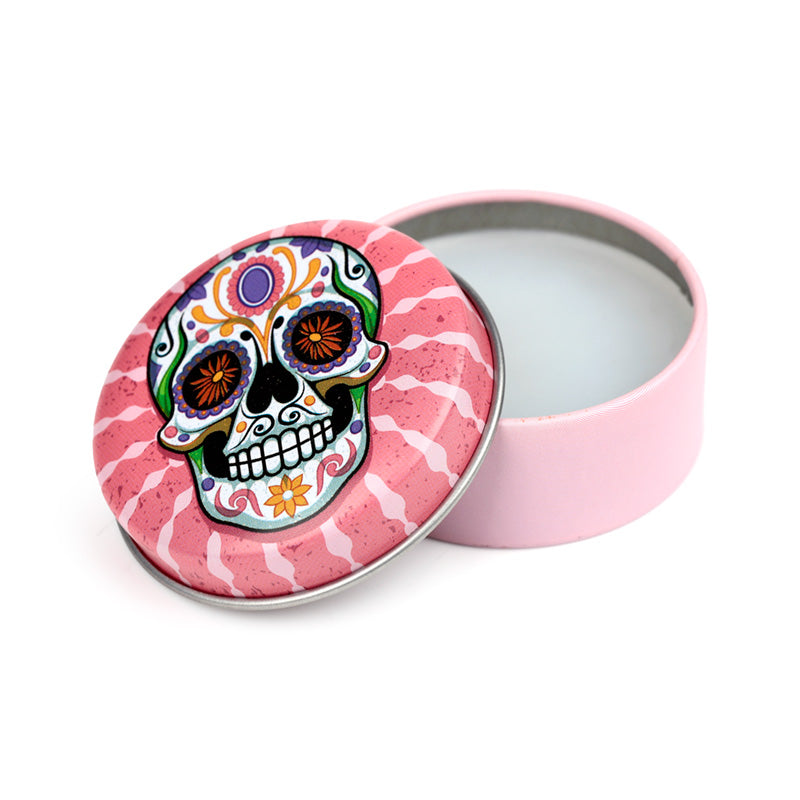 Assorted flavours of Day of the Dead Lip Balm