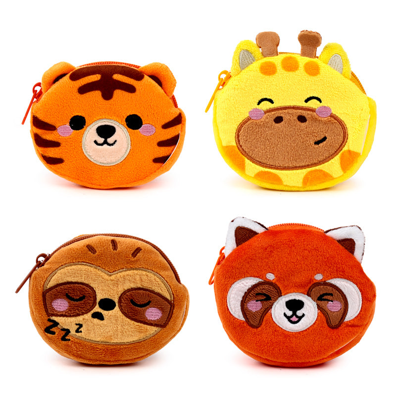 Adoramals Zoo Plush Change Purse - Close Up