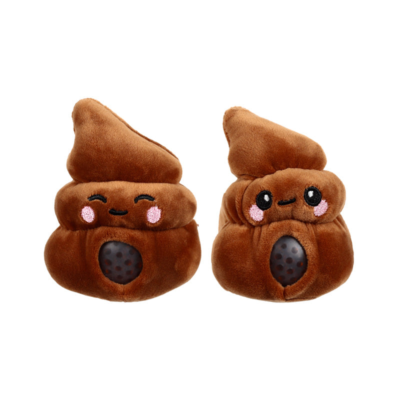 Queasy Squeezies Fidget Toy - Poop on display