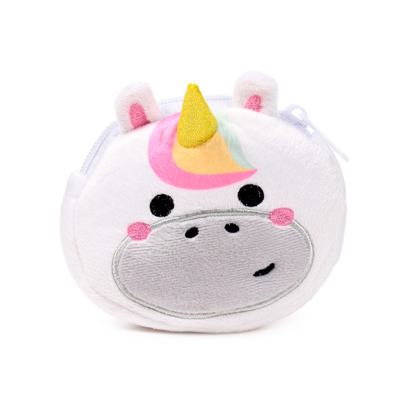 Adoramals Unicorn Plush Change Purse - Collectible Gift