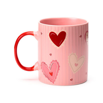 Amore Hearts porcelain mug gift