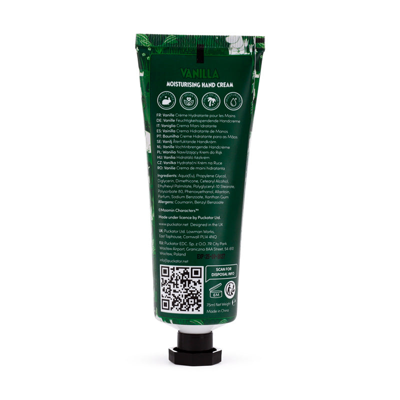 Moomin hand cream with floral design