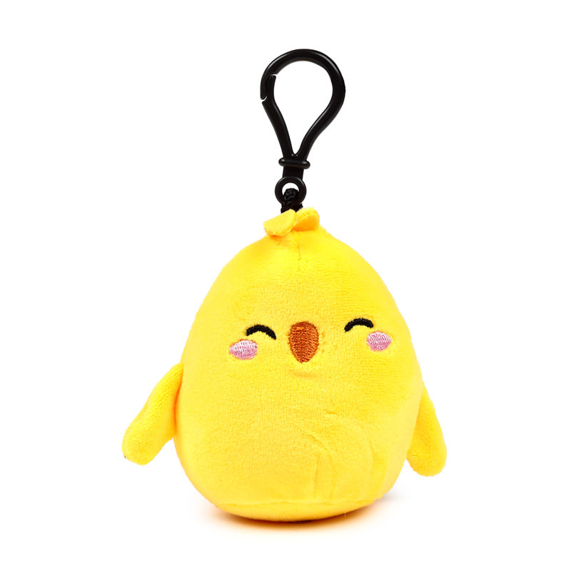 Adorable Squidglys Plush Mini Keyring on keychain