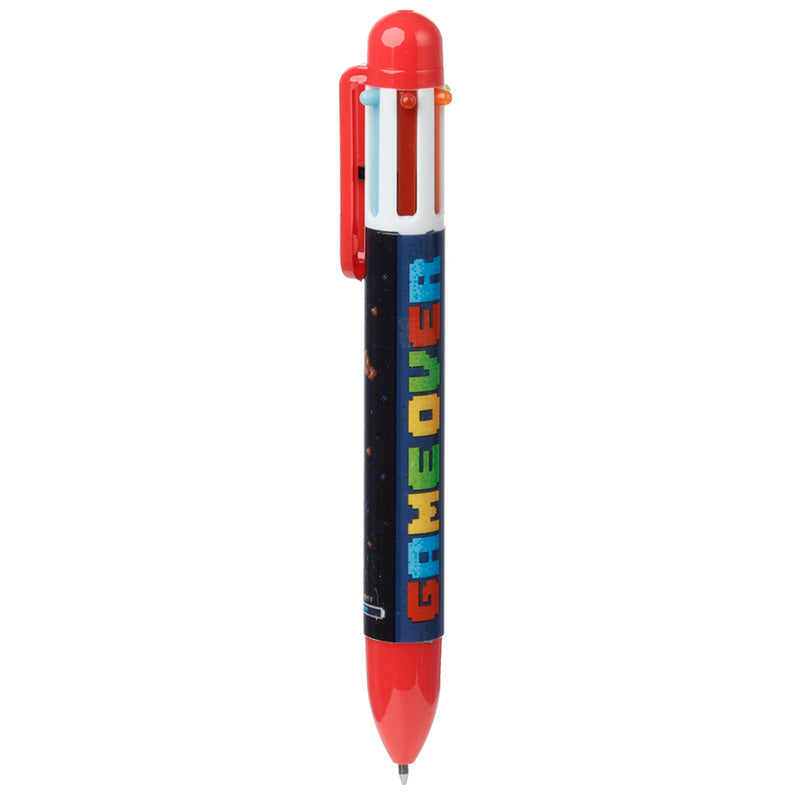 Game Over Multi Colour Pen in use for creative writing
