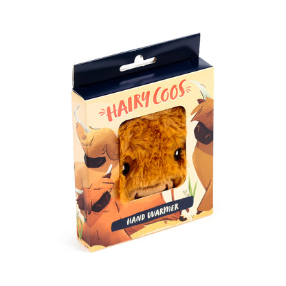 Highland Coo Plush Hand Warmer front view