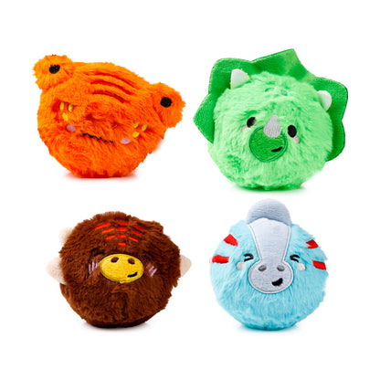 Close-up of Adorasaurs Dinosaur Plush Ball Toy