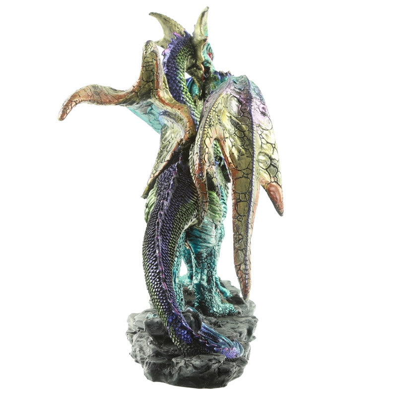 Mother Dragon Fantasy Dragon Figurine with vibrant colours