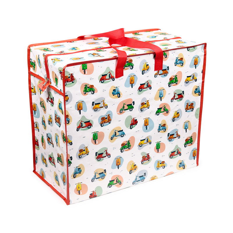 Scooter Laundry and Storage Bag with vibrant design