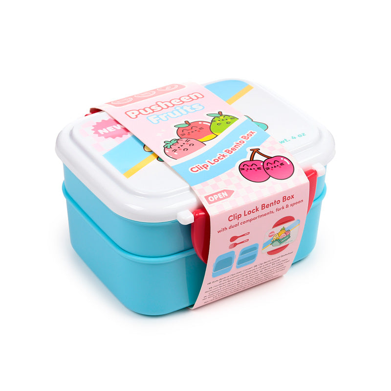 Colourful Pusheen Lunch Box with Cutlery