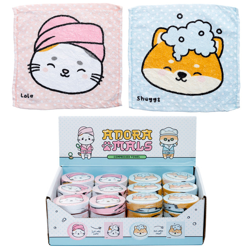 Adoramals Compressed Travel Towel for Home Decor