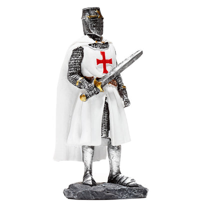 Crusader Knight Ornament in a gothic decor setting