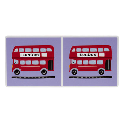 Fun family game with Kids Dominoes Set