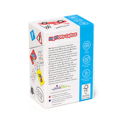 Kids Memory Cat Set - Little Motors packaging