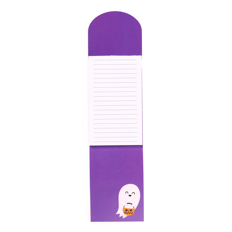 Spooky Flip Open Shaped Memo Pad - Side View