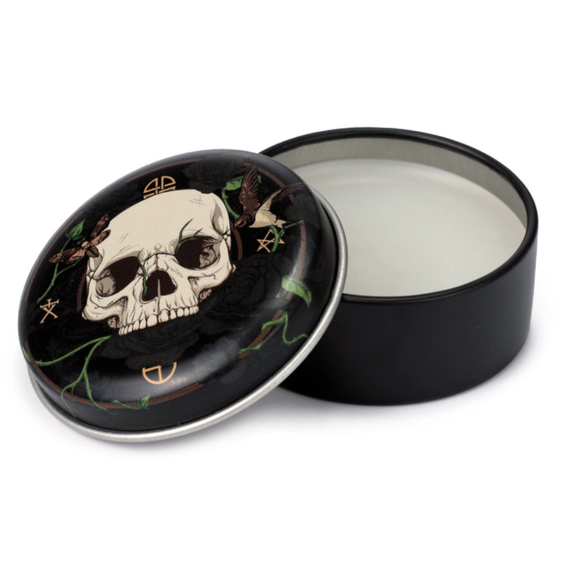 Gothic themed Skulls and Roses Lip Balm