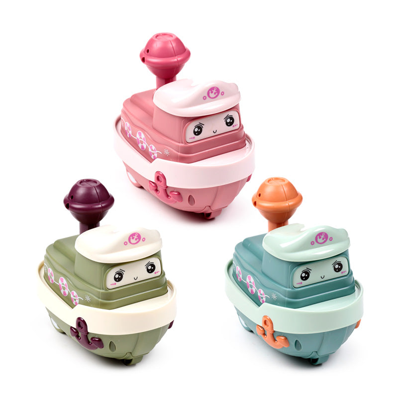 Durable ABS plastic Kids Friction Action Toy - Charming Ship