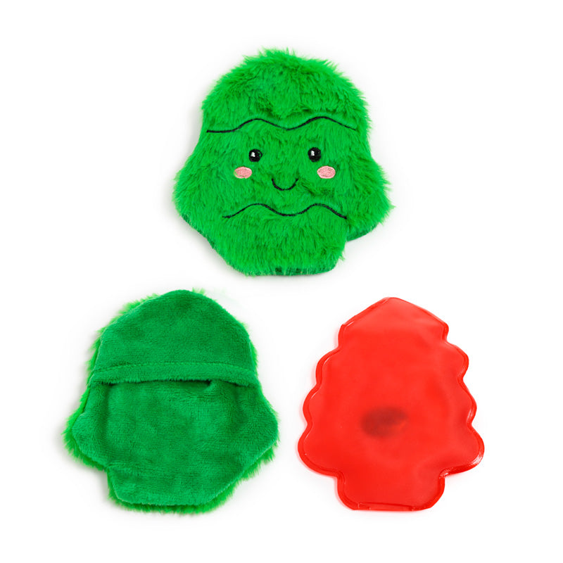 Plush Hand Warmer - Christmas Jingle Bunch with seasonal decorations