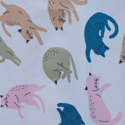 Cat's Life Picnic Blanket spread out on grass