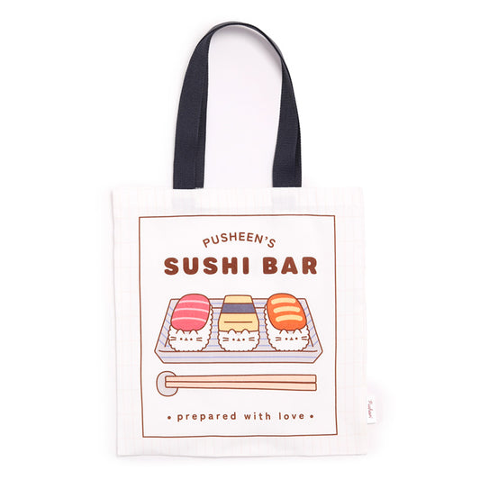 Pusheen the Cat Bento Club Tote Shopping Bag front view