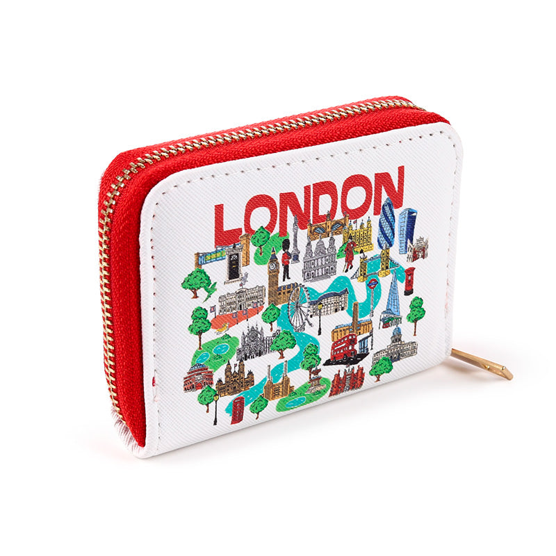 London Themed Zip Wallet for Collectors