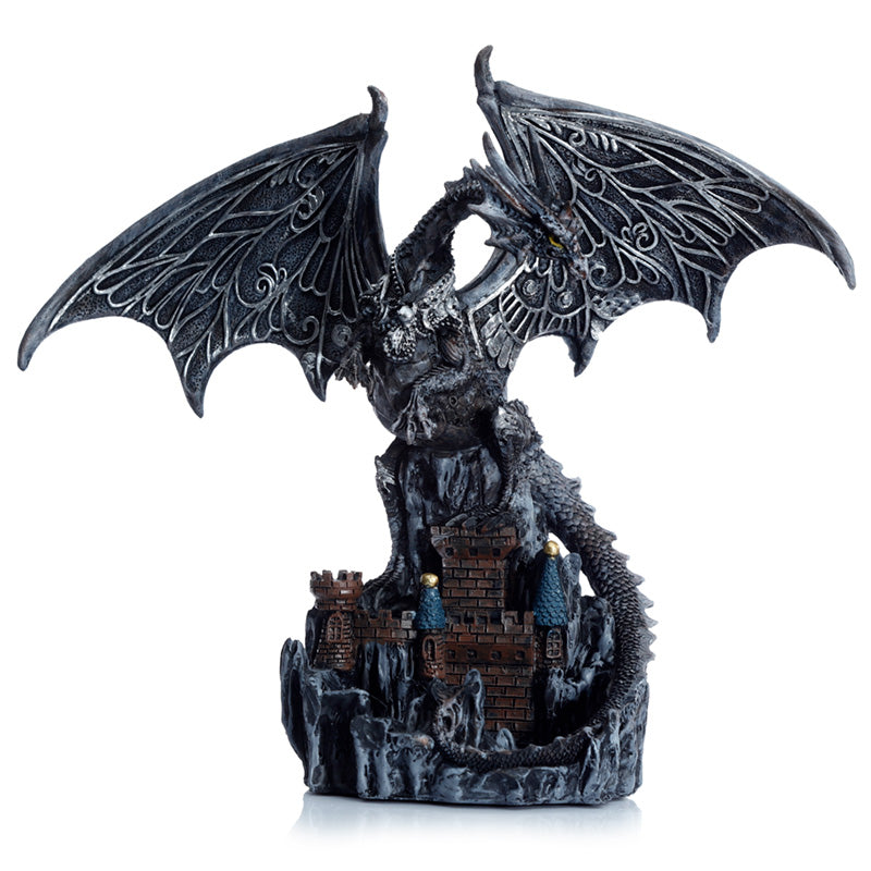 Dark Legends Silver Castle Guardian Dragon