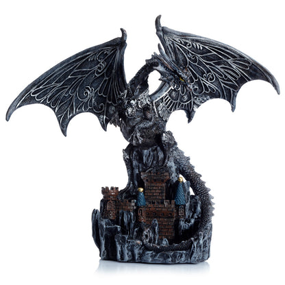Dark Legends Silver Castle Guardian Dragon