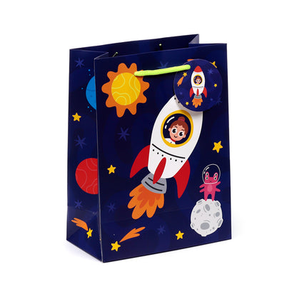 Space Cadet Medium Gift Bag with cosmic design