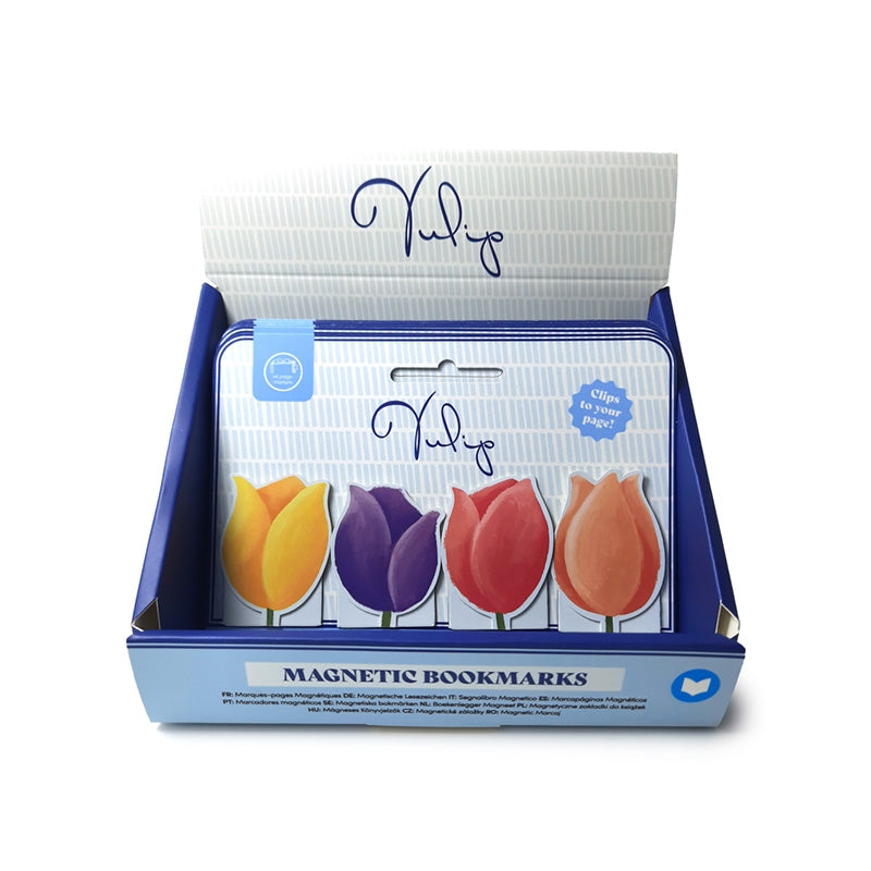 Magnetic Bookmark Set - Tulip design