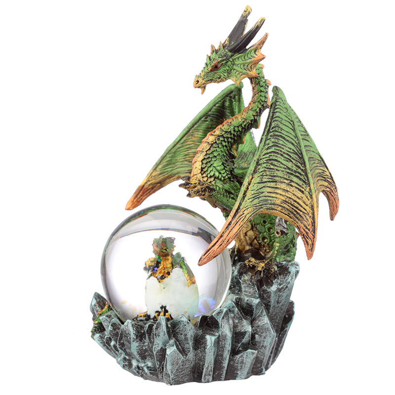 Snow Globe featuring a dragon design