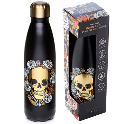 500ml Skulls and Roses Insulated Bottle Display