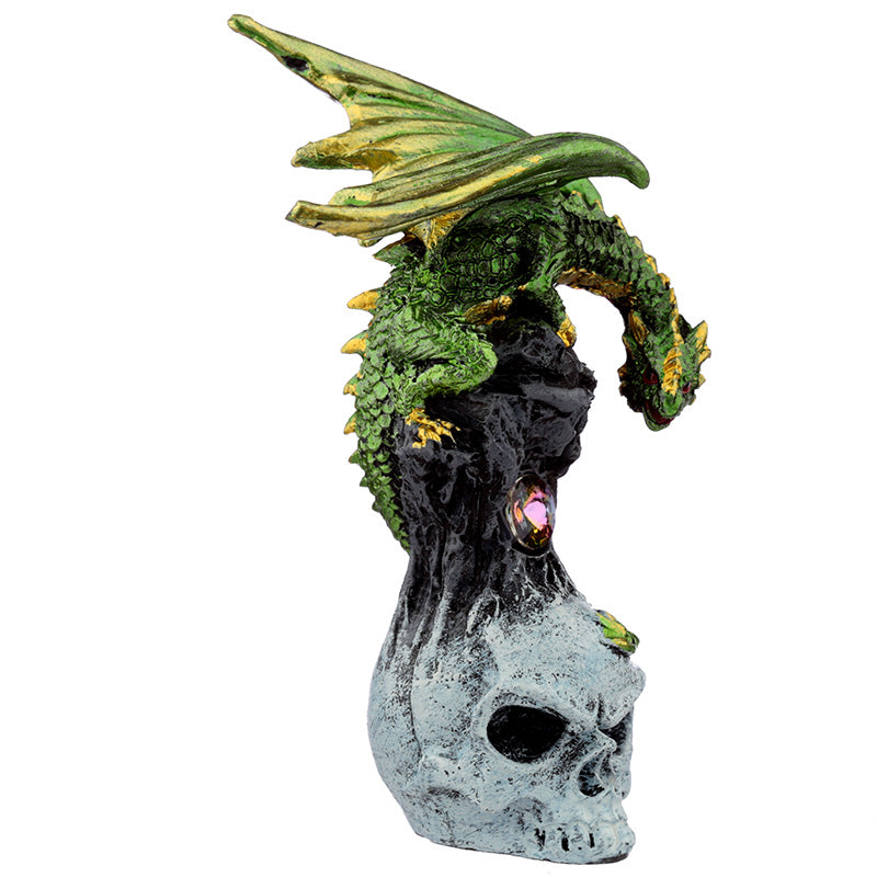 Intricate details of Skull Dragon Dark Legends Figurine