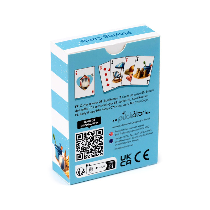 Unique coastal playing cards gift