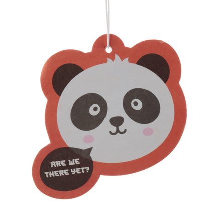 Charming Adoramals Panda Air Freshener with Raspberry Scent