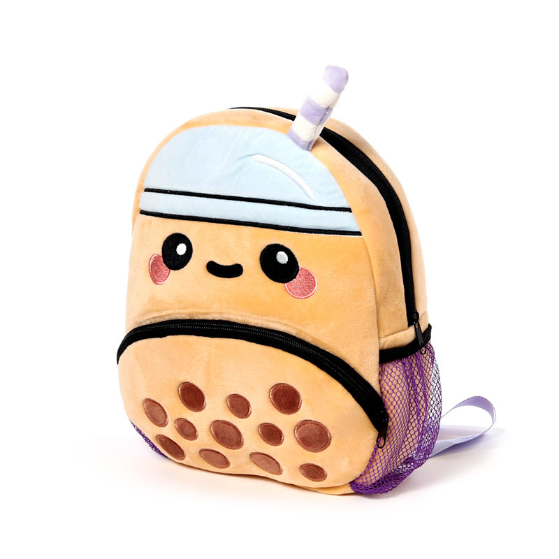 Foodiemals Boba the Bubble Tea Kids Rucksack with bubble tea design