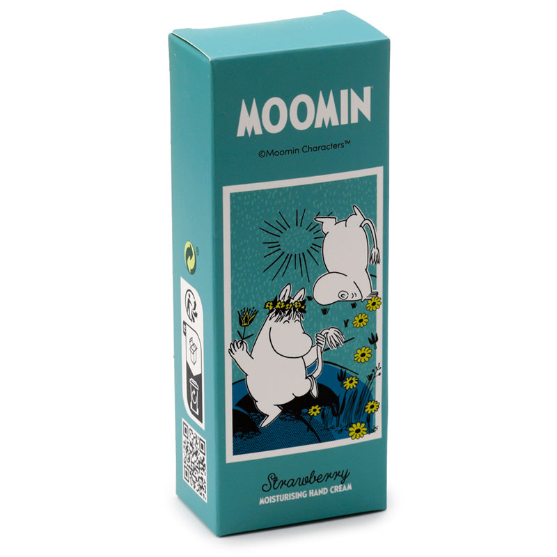 Close-up of Moomin Moisturising Hand Cream texture