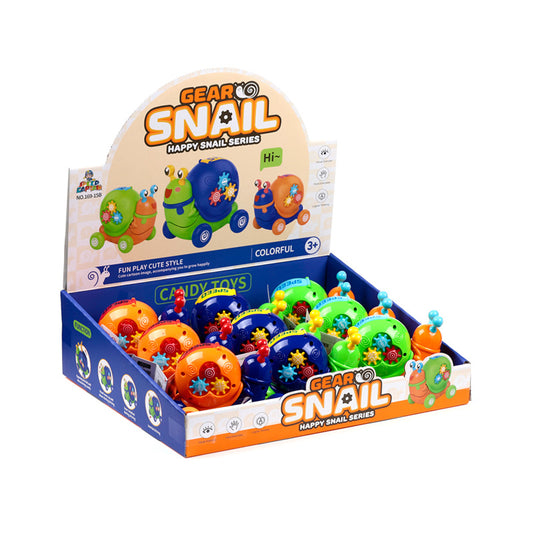 Happy Snail Press & Go Action Toy - Front View
