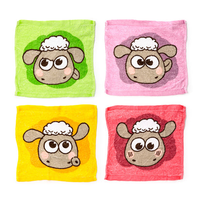 Kawaii Shaun the Sheep Travel Towel in compact form