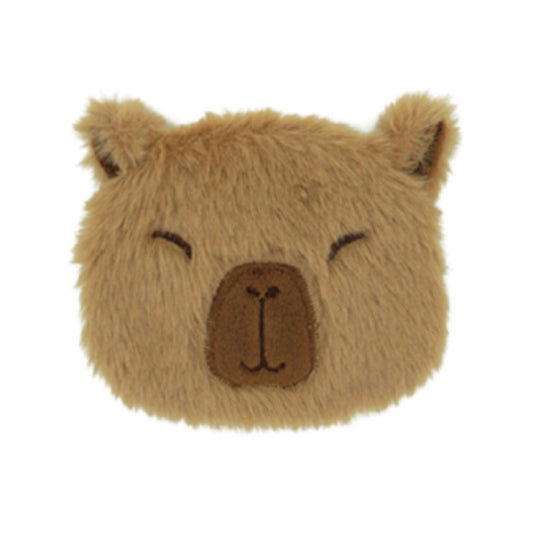 Plush Hand Warmer in the shape of a capybara