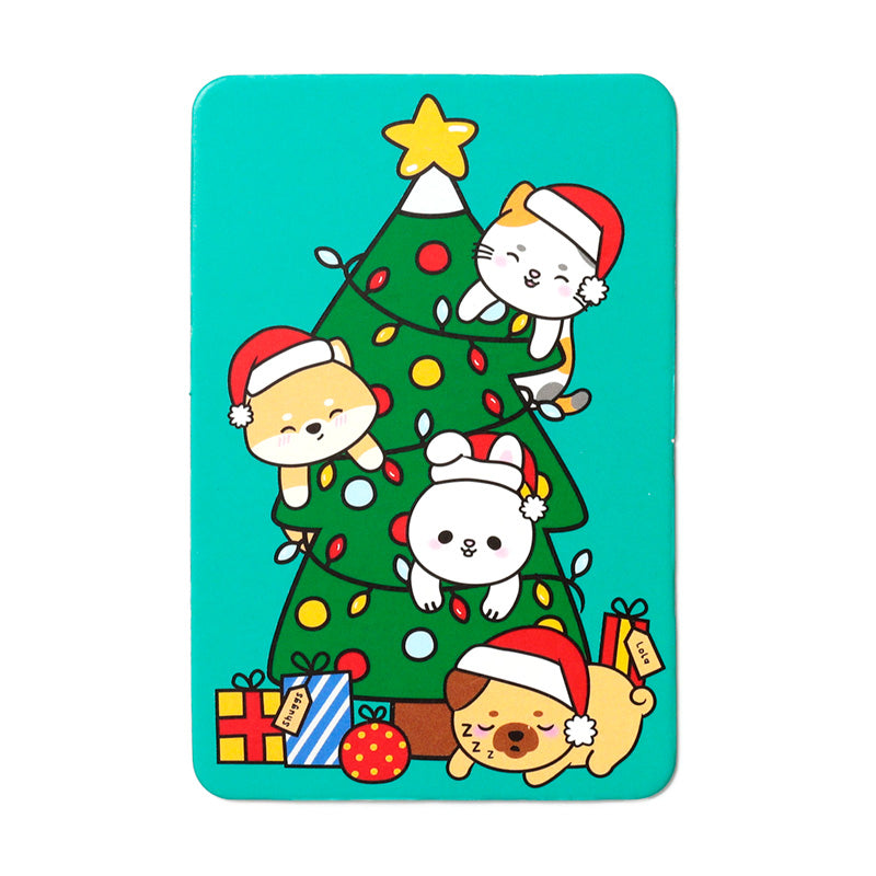 Kids Memory Cat Set - Christmas Adoramals card design