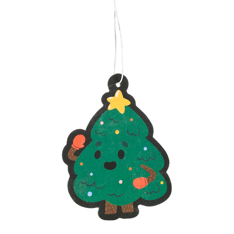 Festive Peppermint Jingle Bunch Air Freshener displayed in a holiday setting