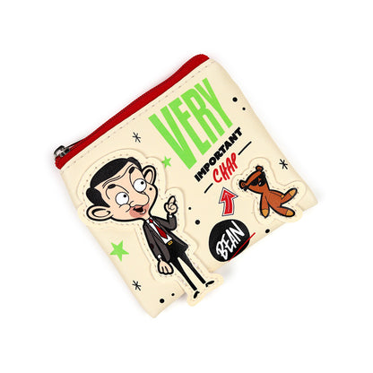 Mr Bean & Teddy Shaped Change Purse side view