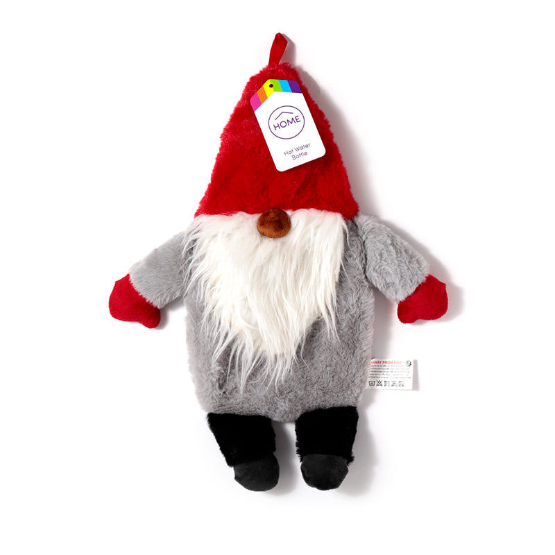 Gonk Plush Hot Water Bottle in cozy setting