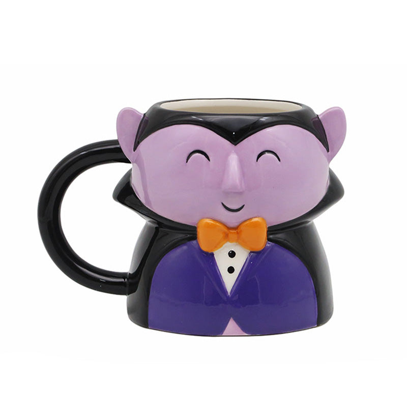Spooky Dracula Novelty Shaped Ceramic Mug for Halloween