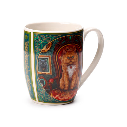 Lisa Parker Mad About Cats Porcelain Mug design