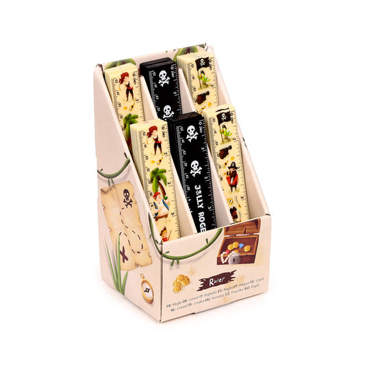 Jolly Rogers Pirate Ruler front view