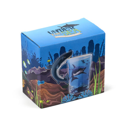 Lisa Parker Shark Shaped Handle Ceramic Mug - Side View