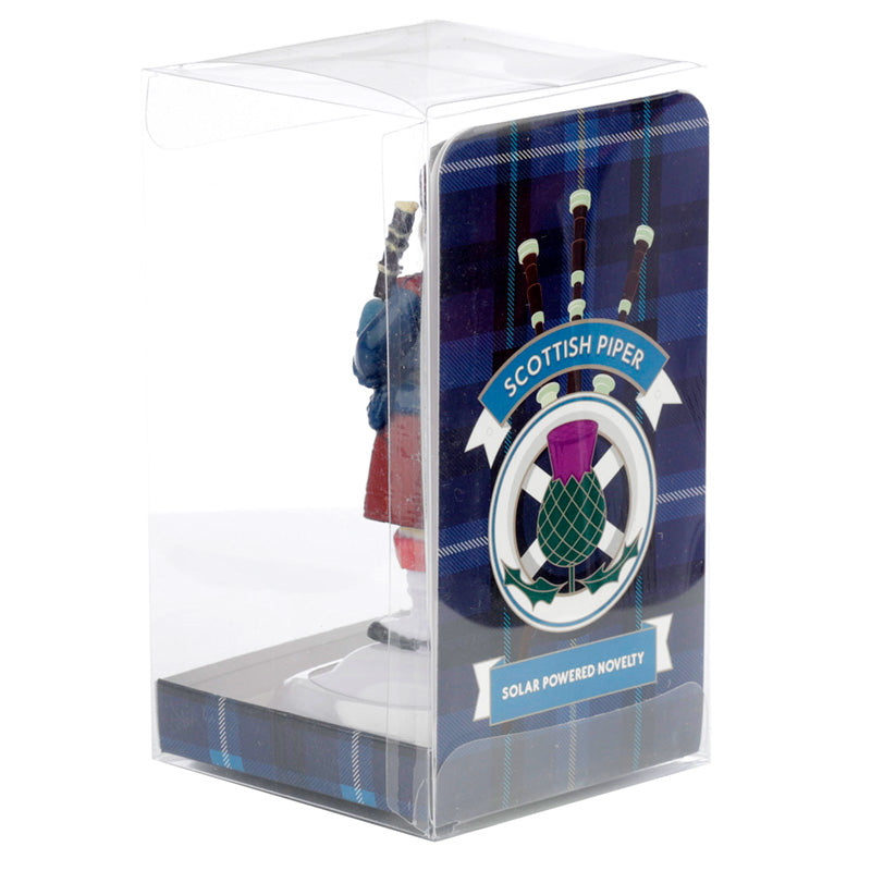 Whimsical Solar Pal - Scottish Piper ornament